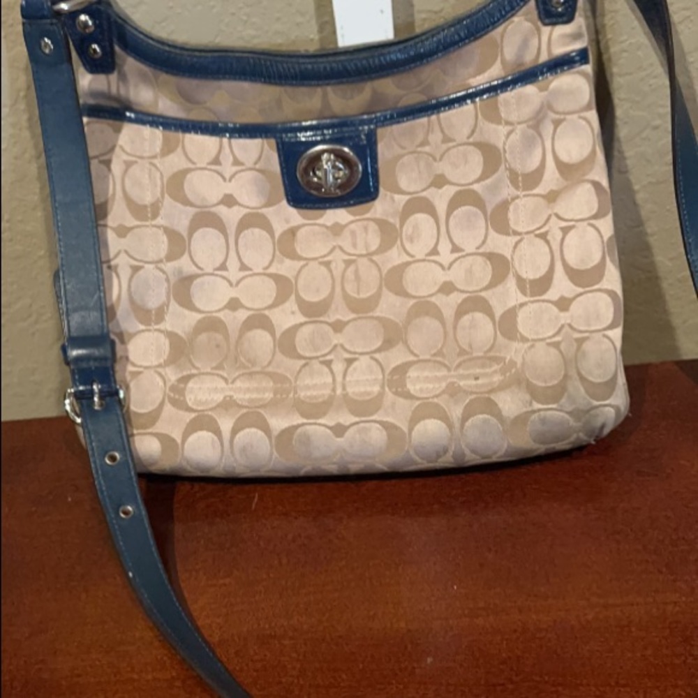 Well loved coach crossbody bag